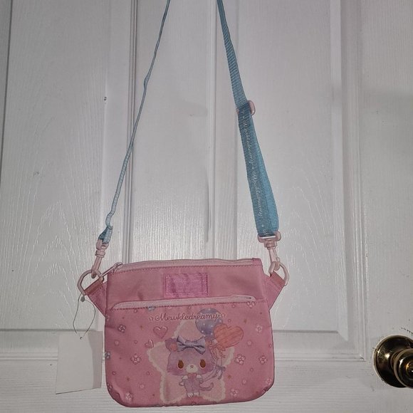Sanrio Handbags - Kawaii Sanrio Mewkledreamy pink crossbody shoulder bag